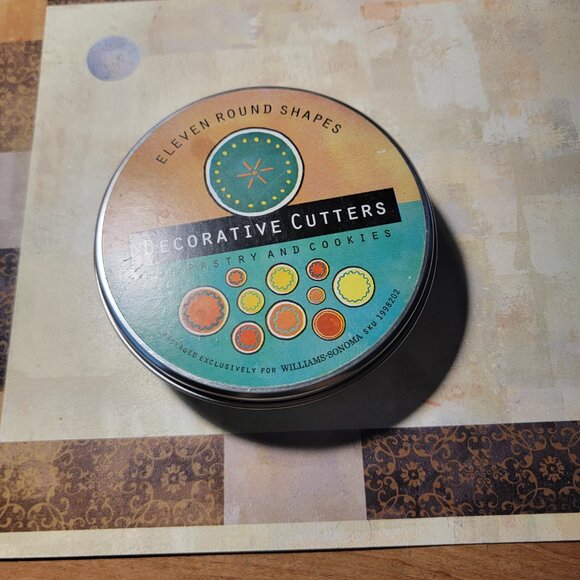 Vintage Williams-Sonoma Pastry and Cookie Cutters Set of 11 Round Shapes - Picture 2 of 9